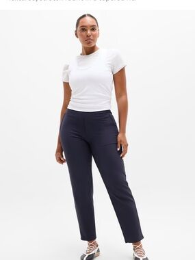 Athleta Endless High Rise Pants -Navy- Size 6